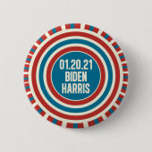 Biden Harris Einweihung Day Celebration Button (Vorderseite)