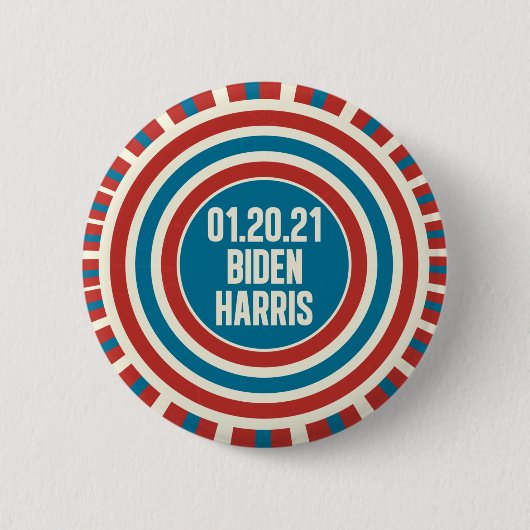 Biden Harris Einweihung Day Celebration Button (Vorderseite)