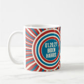 Biden Harris Einweihung Day Celebration Kaffeetasse (Links)