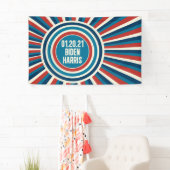 Biden Harris Einweihung Day Red White Blue Banner (Insitu)