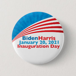 Biden Harris Einweihungstag Amerikanische Flagge Button