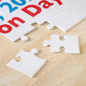 Biden Harris Einweihungstag Amerikanische Flagge Puzzle (Seite)