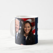 Biden Harris-Foto 2020 Kaffeetasse (Vorderseite Links)
