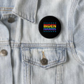 Biden Harris Gay Pride Rainbow 2020 Geschenk Button (Beispiel)
