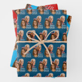 Biden Harris Gift Wrap Geschenkpapier Set (Beispiel)