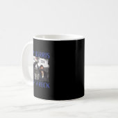 Biden Harris Hirn ruiniert das V.irus Kaffeetasse (Vorderseite Links)