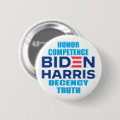 Biden Harris Honor Button (Vorne & Hinten)