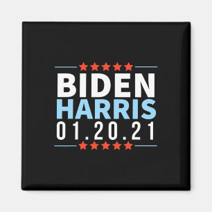 Biden Harris im Januar 2021 Wahlsieg Inaugur Magnet