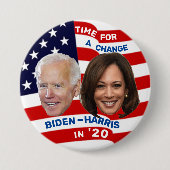 Biden Harris in '20 Button (Vorderseite)