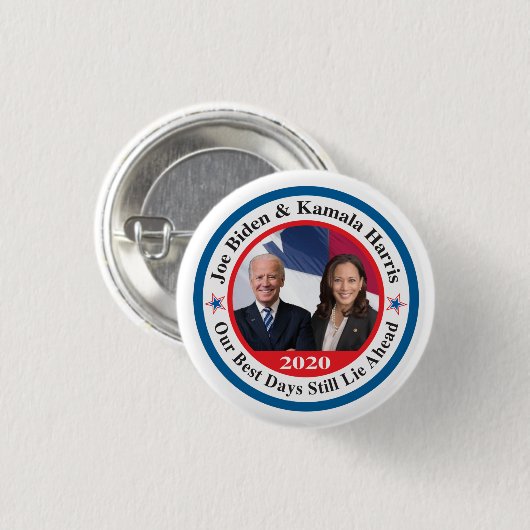 Biden-Harris-Kampagne Button (Vorne & Hinten)