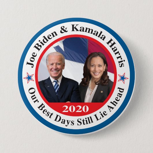 Biden-Harris-Kampagne Button (Vorderseite)