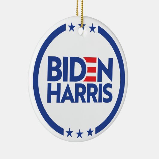 Biden Harris Keramik Ornament (Rechts)