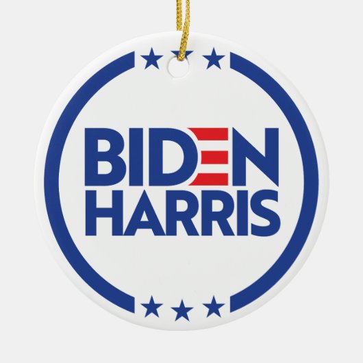 Biden Harris Keramik Ornament (Vorne)