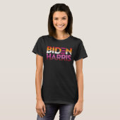 Biden Harris Lesbian Pride T - Shirt (Vorne ganz)