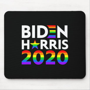 Biden Harris Lgbt Schwulen Stolz Regenbogenflagge  Mousepad