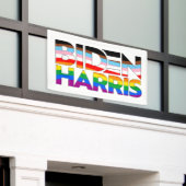 Biden Harris LGBTQ+ Pride Banner (Äußeres Gebäude)