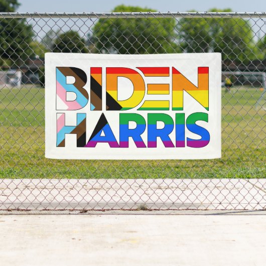 Biden Harris LGBTQ+ Progress Prix Banner (Insitu)