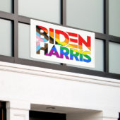 Biden Harris LGBTQ+ Progress Prix Banner (Äußeres Gebäude)