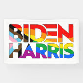 Biden Harris LGBTQ+ Progress Prix Banner (Horizontal)