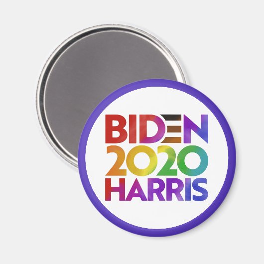 Biden Harris Magnet 2020 (Vorderseite/Rückseite)