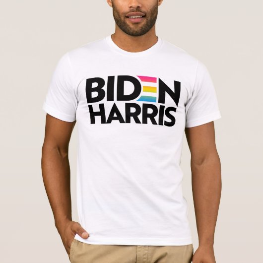 Biden Harris Pansexual Pride T - Shirt (Vorderseite)