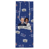 Biden Harris Party Geschenktüte Für Weinflaschen (Vorderseite)
