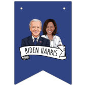 Biden Harris Party Wimpelkette (Zweite Fahne)