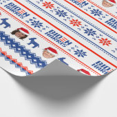Biden Harris Pattern Geschenkpapier (Ecke)