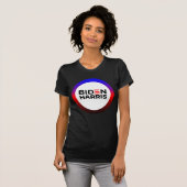 Biden Harris Polyamory Pride T - Shirt (Vorne ganz)