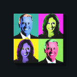 Biden Harris Pop Art (grün, rosa, gelb, neon) Leinwanddruck<br><div class="desc">Politischer Pop Art Gear und politische Geschenke von PolitiClothes.com & PolitiCardz.com finden die einzigartigsten Wahlen und politischen Geschenke inklusive: politische T - Shirt, politische Autoaufkleber, politische Buttons, politische Poster, politische Buttone, politische Karten, politische Tasse, politische Plakate, politische Zeichen und mehr! Politische Kunst & Gear: http://www.PolitiClothes.com Politische Karten und Geschenke: http://www.PolitiCardz.com...</div>