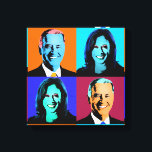 Biden Harris Pop Art (Orange, Blau, Lila, Rot) Leinwanddruck<br><div class="desc">Politischer Pop Art Gear und politische Geschenke von PolitiClothes.com & PolitiCardz.com finden die einzigartigsten Wahlen und politischen Geschenke inklusive: politische T - Shirt, politische Autoaufkleber, politische Buttons, politische Poster, politische Buttone, politische Karten, politische Tasse, politische Plakate, politische Zeichen und mehr! Politische Kunst & Gear: http://www.PolitiClothes.com Politische Karten und Geschenke: http://www.PolitiCardz.com...</div>