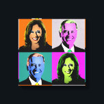 Biden Harris Pop Art (Orange, Grau, Blau, Rosa) Leinwanddruck<br><div class="desc">Politischer Pop Art Gear und politische Geschenke von PolitiClothes.com & PolitiCardz.com finden die einzigartigsten Wahlen und politischen Geschenke inklusive: politische T - Shirt, politische Autoaufkleber, politische Buttons, politische Poster, politische Buttone, politische Karten, politische Tasse, politische Plakate, politische Zeichen und mehr! Politische Kunst & Gear: http://www.PolitiClothes.com Politische Karten und Geschenke: http://www.PolitiCardz.com...</div>