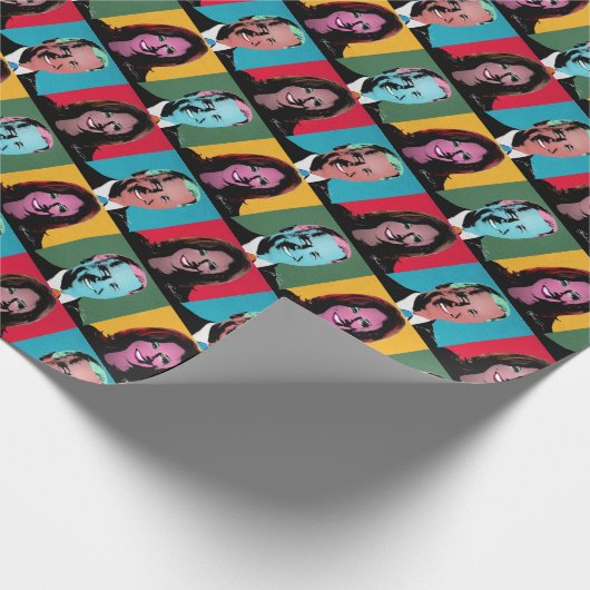 Biden Harris Pop Geschenkpapier (Ecke)