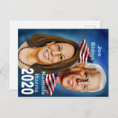 Biden Harris Postcard Postkarte (Vorne/Hinten)