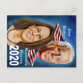 Biden Harris Postcard Postkarte (Vorderseite)
