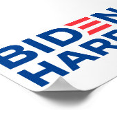 Biden Harris Poster (Ecke)