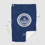 Biden Harris Präsident Einweihung Mit Monogramm Golfhandtuch (Insitu)