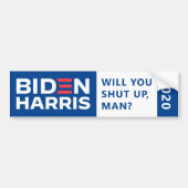 Biden Harris Präsidentschaftswahl 2020 Autoaufkleber (Vorne)