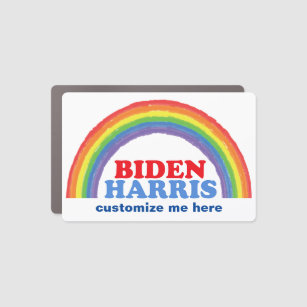 Biden Harris Rainbow Custom Niedlich Democracy Auto Magnet