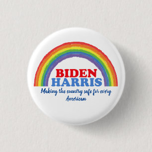 Biden Harris Rainbow Inspiration für individuelle Button