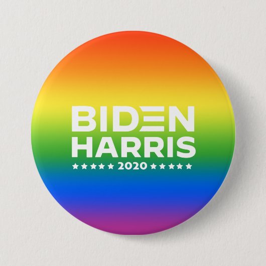 BIDEN HARRIS - Rainbow Priors Colors Button (Vorderseite)