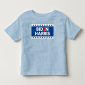 Biden / Harris Stars Frame White Blue Kleinkind T-shirt (Vorderseite)