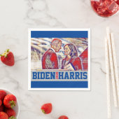 Biden Harris Together 2020 Serviette (Beispiel)