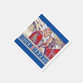 Biden Harris Together 2020 Serviette (Ecke)