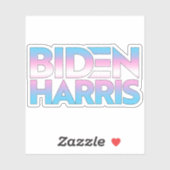 Biden Harris Trans Pride Aufkleber (Blatt)