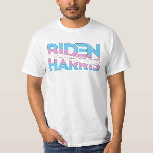 Biden Harris Trans Pride T-Shirt (Vorderseite)