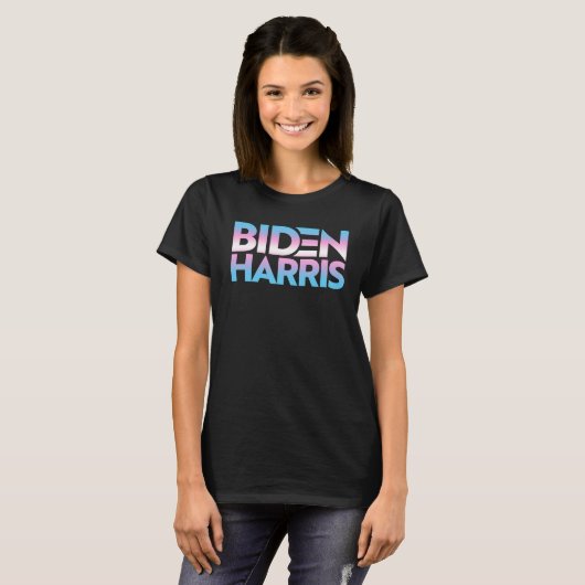 Biden Harris Trans Pride T-Shirt (Vorne ganz)
