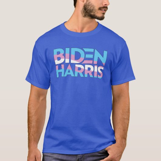 Biden Harris Trans Pride T-Shirt (Vorderseite)