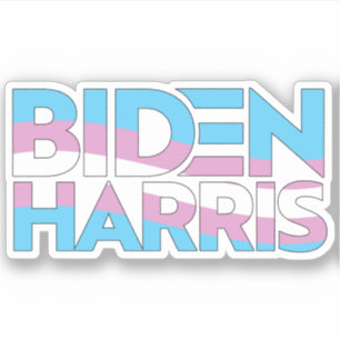 Biden Harris Trans Stolz Aufkleber