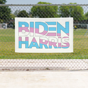 Biden Harris Trans Stolz Banner